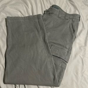 DULUTH TRADING CO Flex Fire Hose Pants 42 x 34 Gray Work pants carpenter